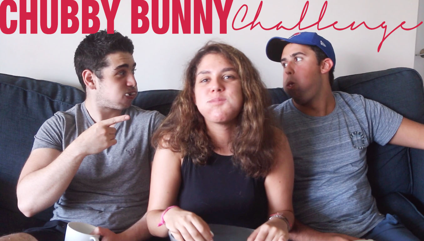 CHUBBY BUNNY CHALLENGE ft Darius and Pere